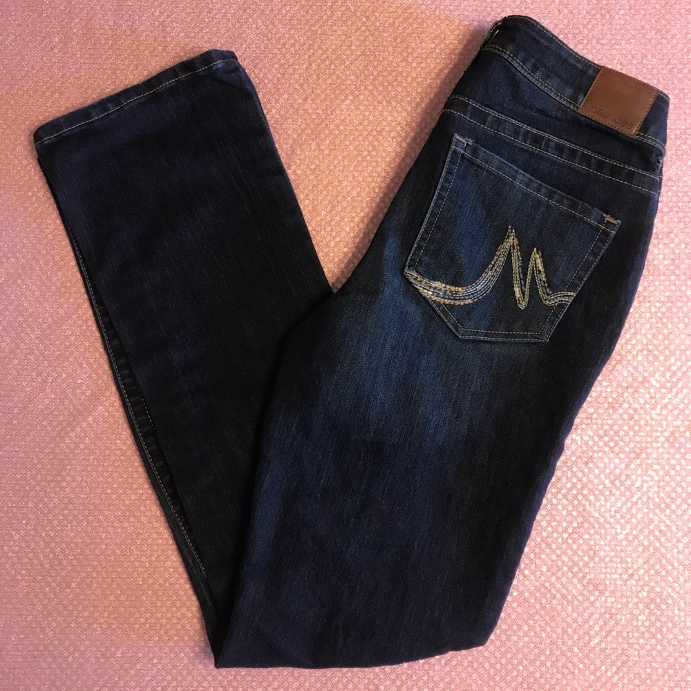 SOLD Maurices Mid Rise Slim Boot Cut Jeans 6 - Picture 1 of 11